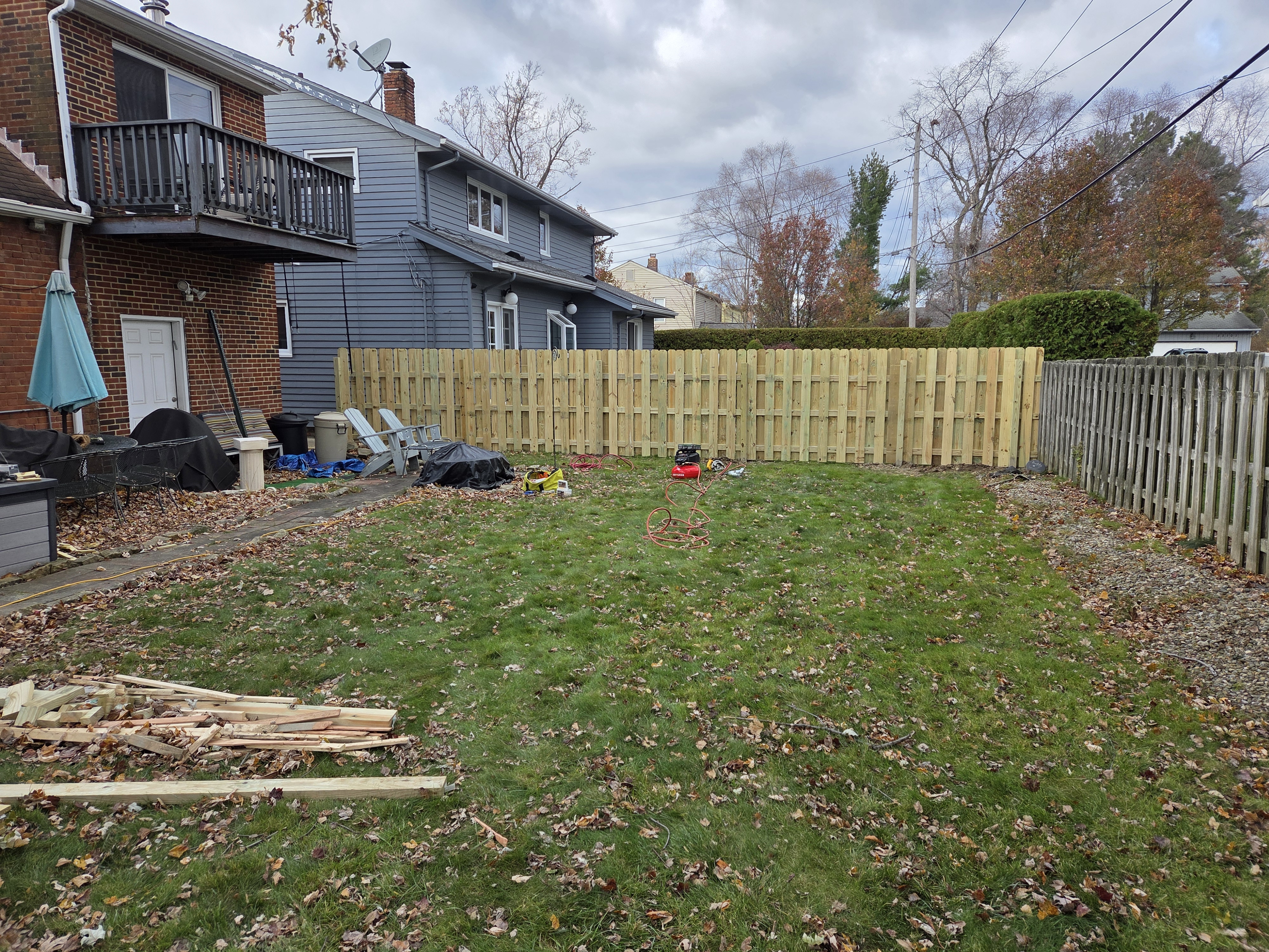 Fence Before and After